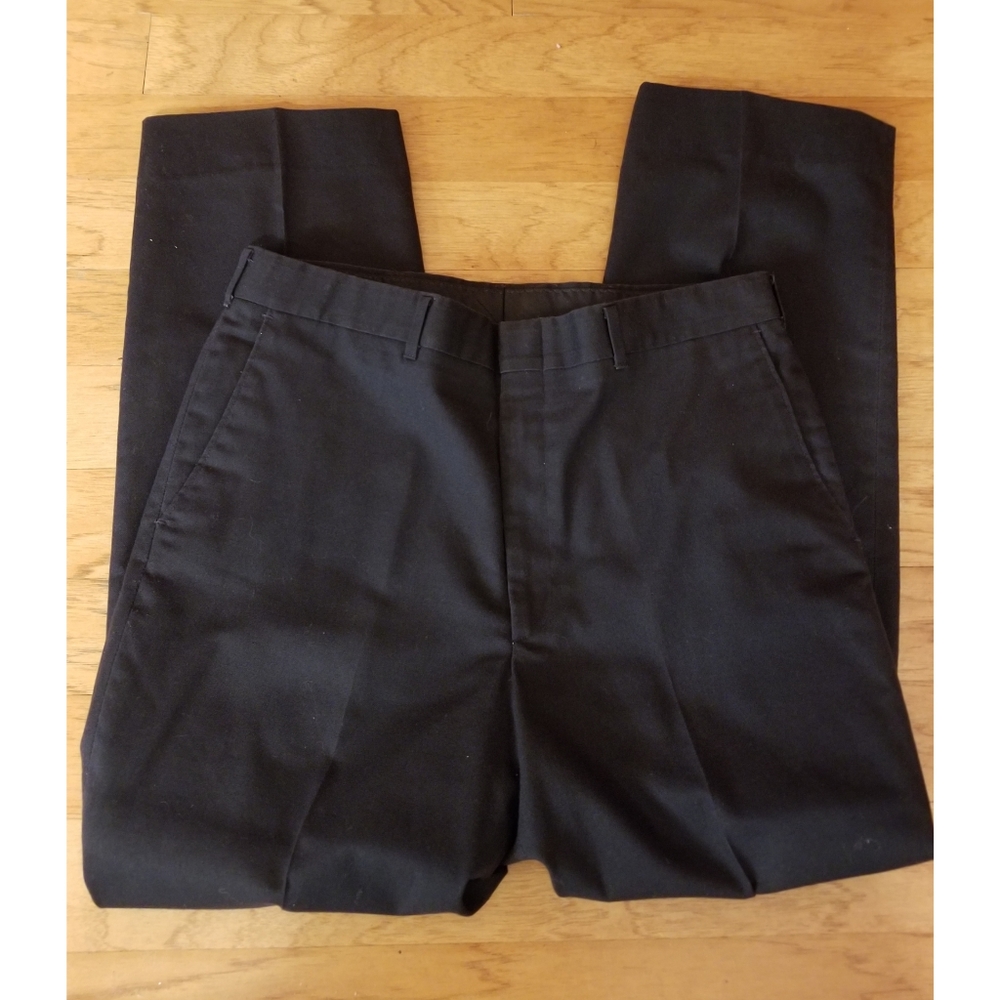 Haggar Casuals Men's Black Dress Pants